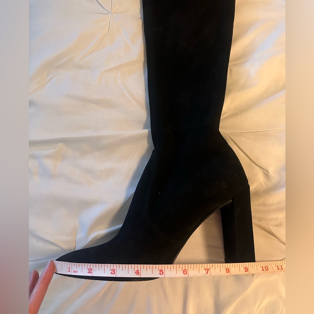 Stuart Weitzman Highland Suede Over-The-Knee Boots - Picture 7 of 11